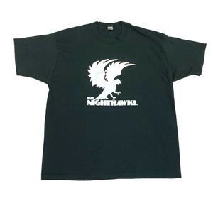 Vintage The Nighthawks Autographed T-shirt Mens Sz 2XL Single Stitch Black Band